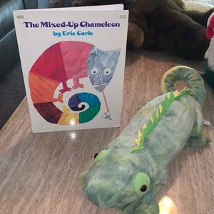 The Mixed Up Chameleon Book and Plush Set Vintage